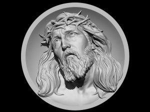 Jesus Relief 06 3D Print Model