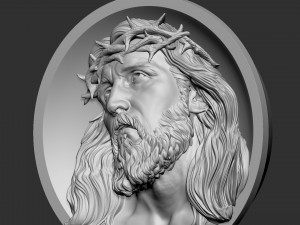 Jesus Relief 06 3D Принт Модель