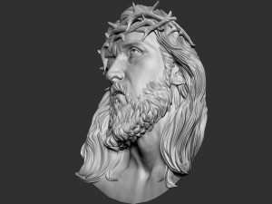 Jesus Relief 06 3D Принт Модель