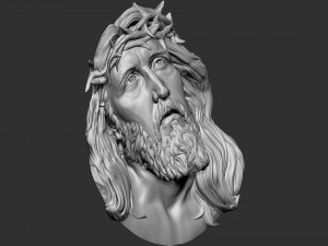 Jesus Relief 06 3D Принт Модель