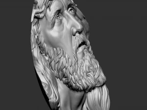 Jesus Relief 06 3D Print Model