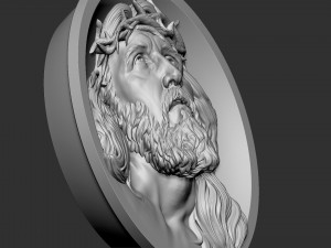 Jesus Relief 06 3D Принт Модель