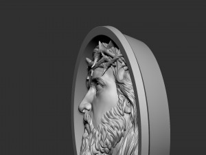 Jesus Relief 06 3D Принт Модель