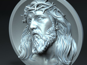 Jesus Relief 06 3D Принт Модель