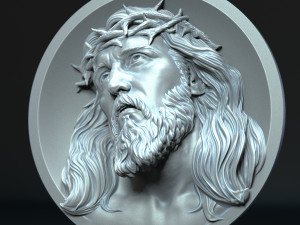 Jesus Relief 06 3D Принт Модель