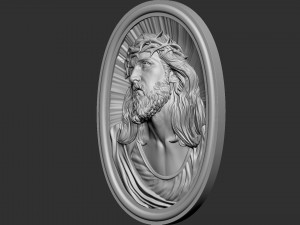 Jesus Relief 07 Modelo de impresión 3D