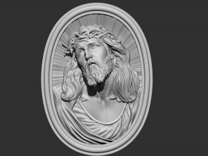 Jesus Relief 07 Modelo de impresión 3D