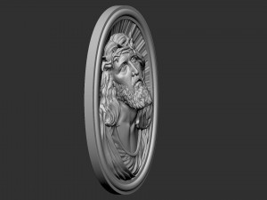 Jesus Relief 07 Modelo de impresión 3D