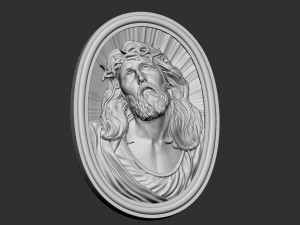 Jesus Relief 07 Modelo de impresión 3D