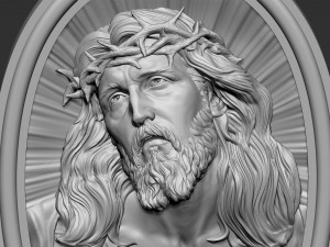 Jesus Relief 07 Modelo de impresión 3D