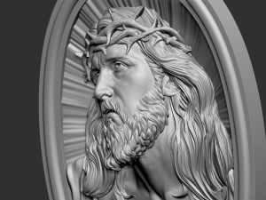 Jesus Relief 07 Modelo de impresión 3D