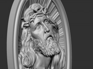 Jesus Relief 07 Modelo de impresión 3D
