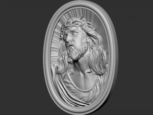 Jesus Relief 07 Modelo de impresión 3D