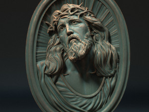 Jesus Relief 07 Modelo de impresión 3D