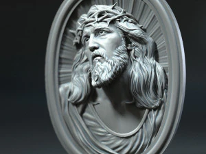 Jesus Relief 07 3D Print Model