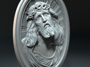 Jesus Relief 07 Modelo de impresión 3D