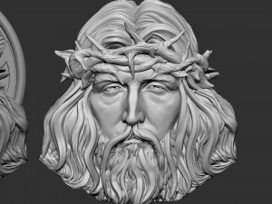 Jesus Relief 08 Modelo de impresión 3D
