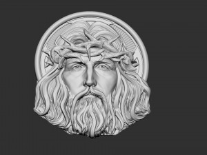 Jesus Relief 08 Modelo de impresión 3D