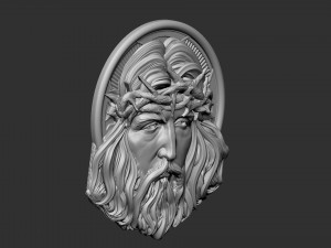 Jesus Relief 08 Modelo de impresión 3D