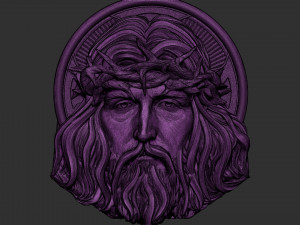Jesus Relief 08 Modelo de impresión 3D
