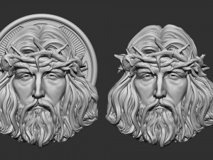 Jesus Relief 08 Modelo de impresión 3D