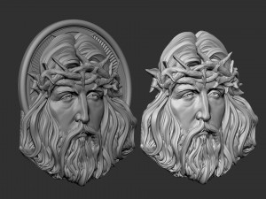Jesus Relief 08 Modelo de impresión 3D