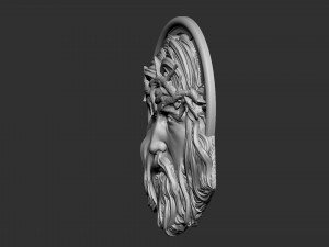 Jesus Relief 08 Modelo de impresión 3D