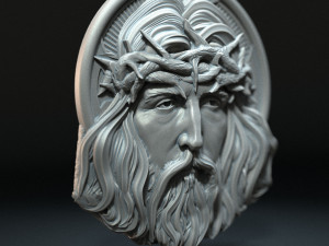 Jesus Relief 08 Modelo de impresión 3D