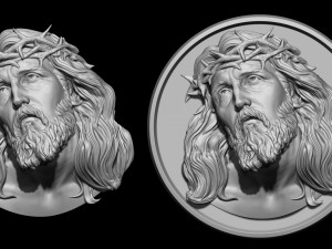 Jesus Relief 09 3D Print Model