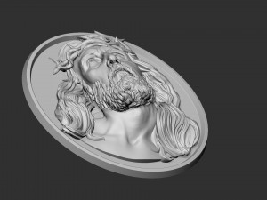Jesus Relief 09 3D Print Model