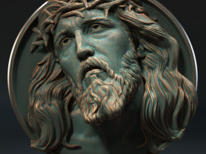 Jesus Relief 09 Modelo de impresión 3D