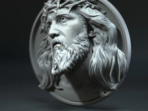 Jesus Relief 09 3D Print Model