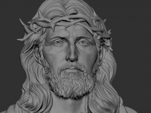 Jesus Relief 10 3D Print Model