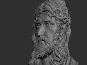 Jesus Relief 10 3D Print Model