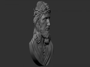 Jesus Relief 10 3D Print Model