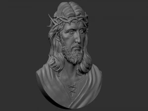 Jesus Relief 10 3D Print Model