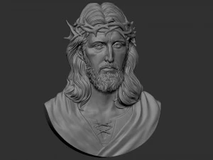 Jesus Relief 10 3D Print Model