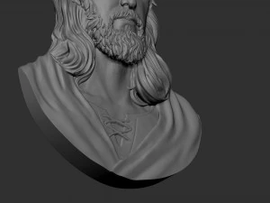 Jesus Relief 10 3D Print Model