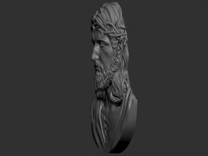 Jesus Relief 10 3D Print Model