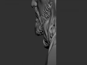 Jesus Relief 10 3D Print Model