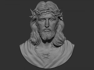 Jesus Relief 10 3D Print Model