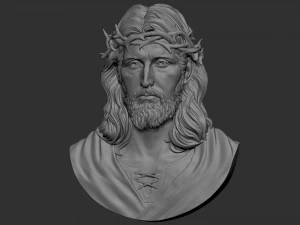 Jesus Relief 10 3D Print Model
