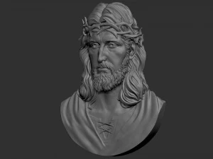 Jesus Relief 10 3D Print Model