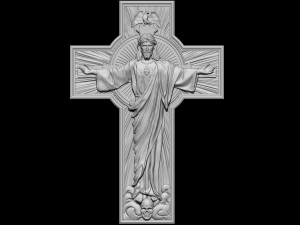 Jesus Cross 03 3D Print Model