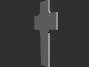 Jesus Cross 03 3D Print Model