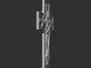 Jesus Cross 03 3D Print Model