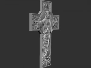 Jesus Cross 03 3D Print Model