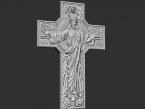 Jesus Cross 03 3D 프린트 모델