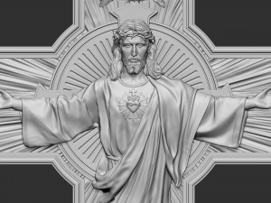 Jesus Cross 03 3D 프린트 모델