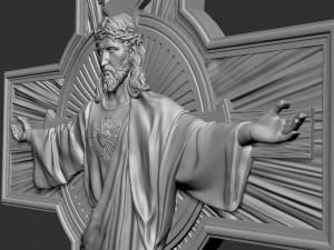 Jesus Cross 03 3D 프린트 모델